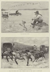 Mit der Polizei der British South Africa Company auf dem Marsch nach Mashonaland